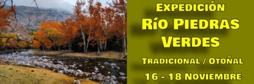 Expedición Río Piedras Verdes Tradicional / Otoñal / 16 - 18 de noviembre de 2024
